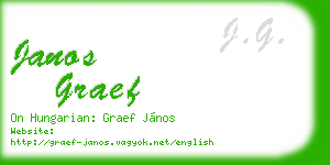 janos graef business card